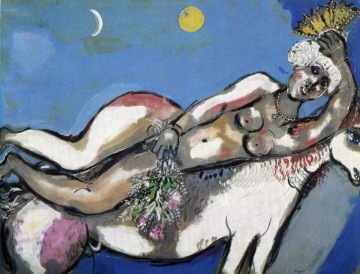 Marc Chagall Painting - Contemporary equestrian Marc Chagall